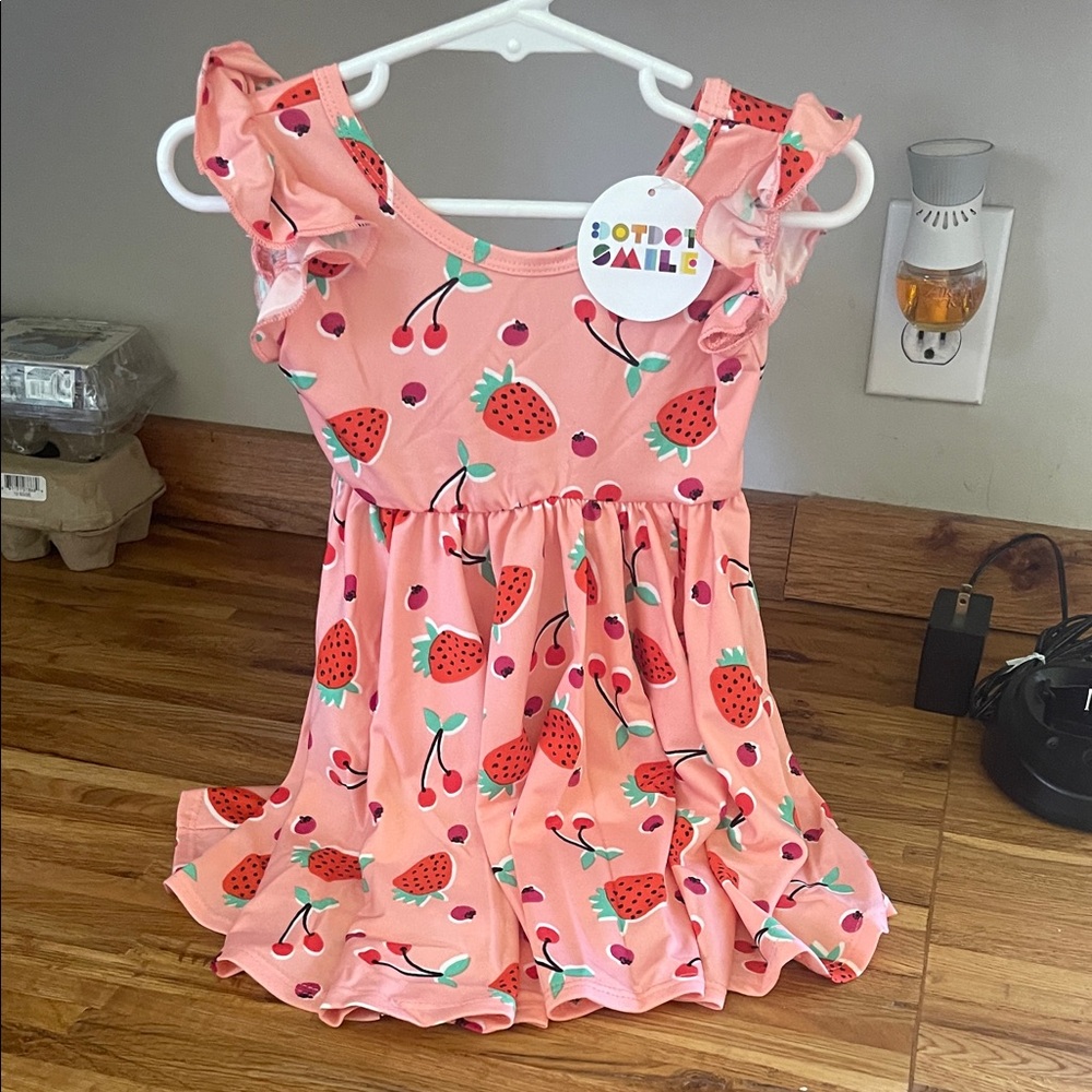 Pink Strawberry 12-24 month Dot Dot smile girls